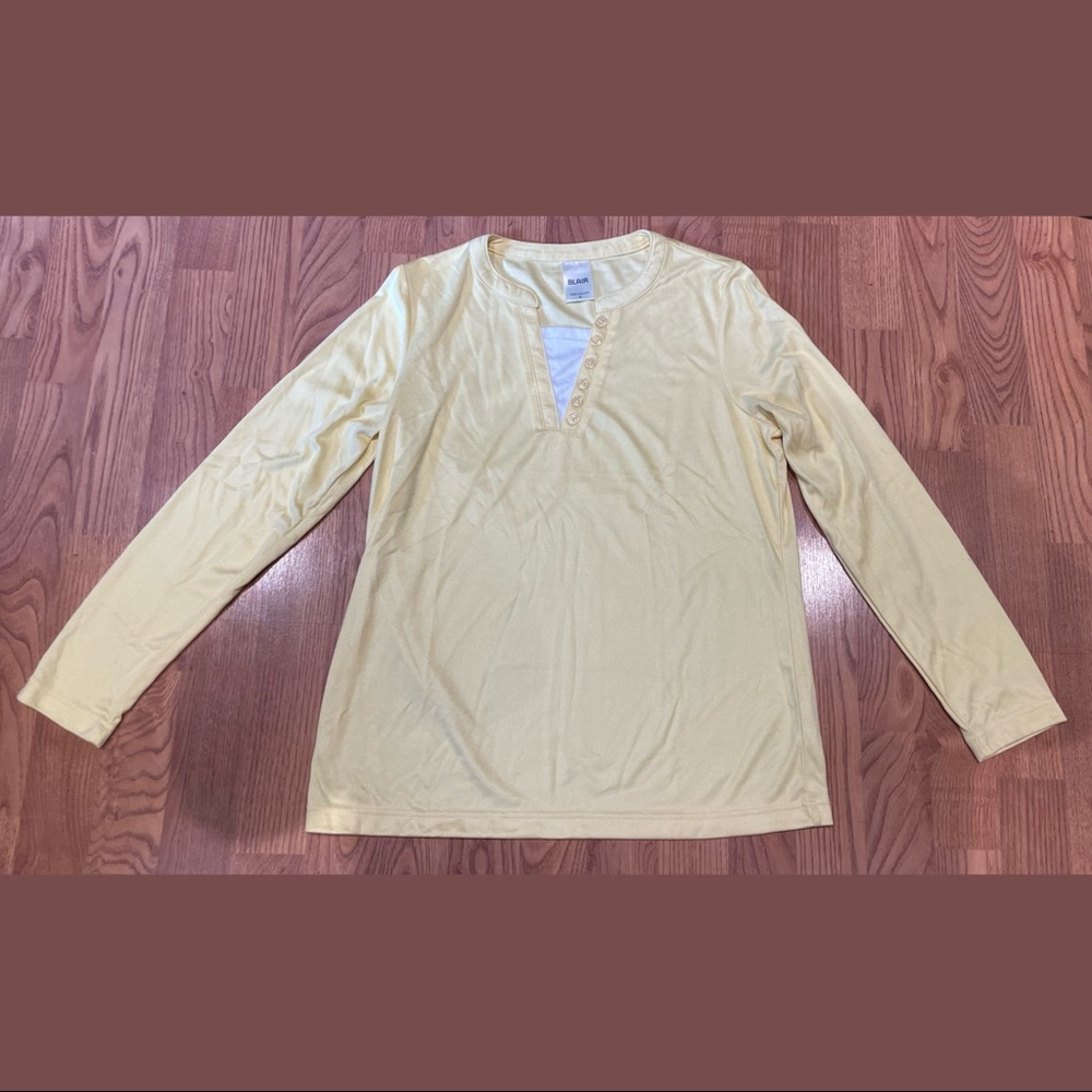 Yellow blouse from Blair